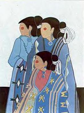 art Navajo Three by Virginia Stroud