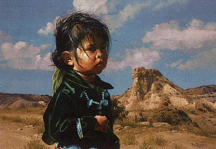 Navajo Little One by Ray Swanson