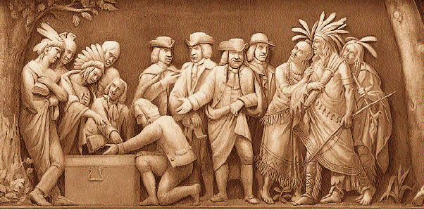 "William Penn and the Indians."