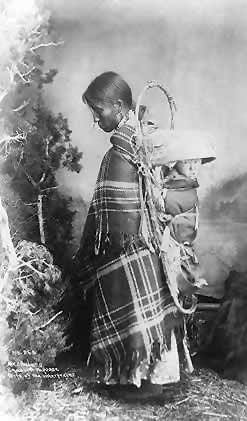 Mescalero Apache"Wife of the Interpreter" ca. 1886 Photo by J. R. Riddle