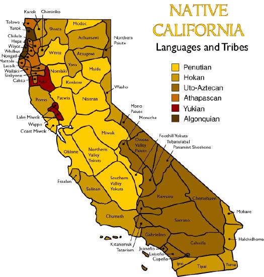 California Languages and Tribes