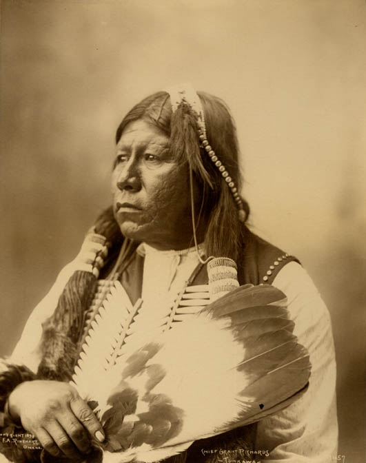 "Chief Grant Richards (Tonkawa)" Photograph by F. A. Rinehart, 1898 © Omaha Public Library, 1998 