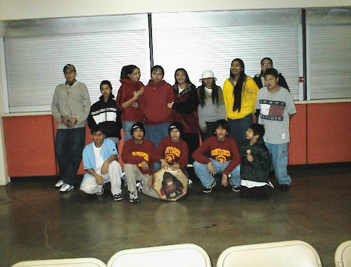 The St. Francis Indian School Lakota Hand Game Team also participated in the hand game tournament at the 23rd Annual Lakota Nation Invitational