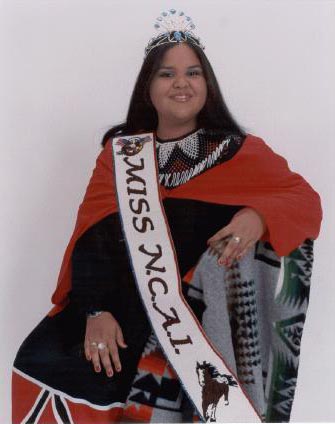 Photo of Miss NCAI 2002-Karen-Irene Serna. Gila River Indian Community