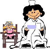 Little Girl playing nurse