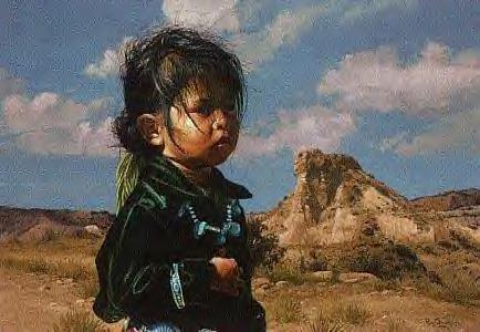 Navajo Little One by Ray Swanson