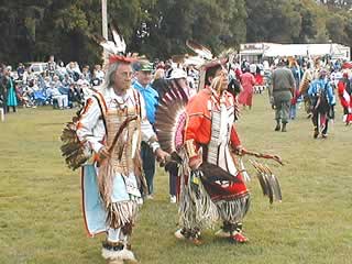 Emmet Eastman (left) dancing in Mankato, MN Sept. 2001