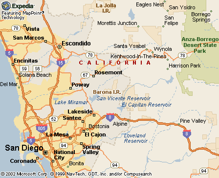 Barona IR Map