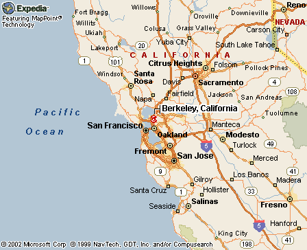 Berkeley, CA Map