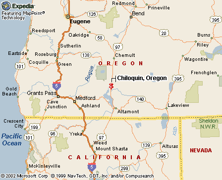 Chiloquin OR Map