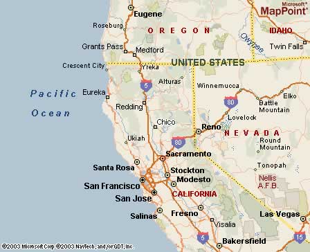 Chico, CA Map