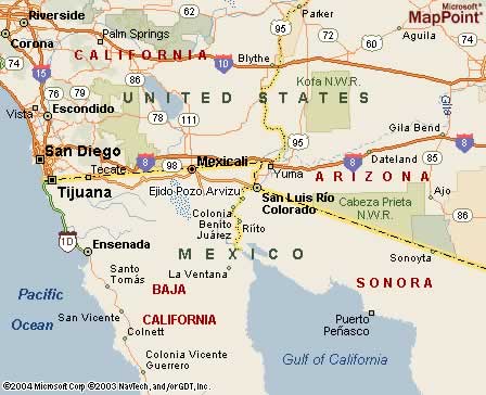 Ejido Pozo Arvizu, Sonora, Mexico Map