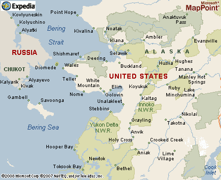 Elim, Alaska map