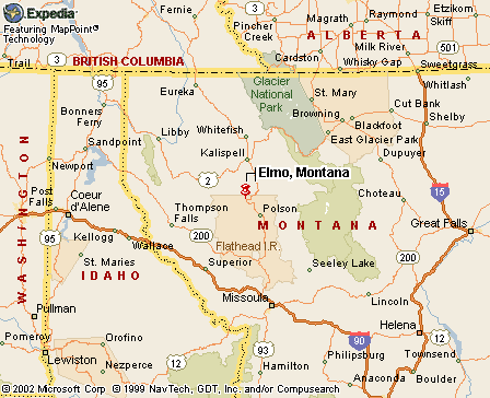 Elmo, MT MAP