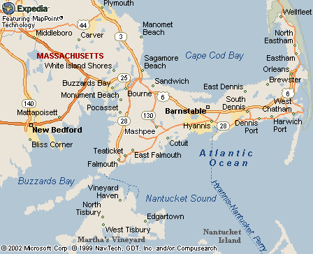 Mashpee, MA Map