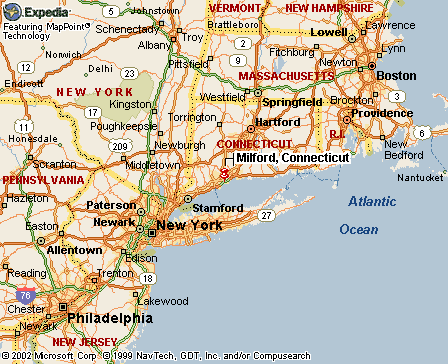 Milford, CT Map