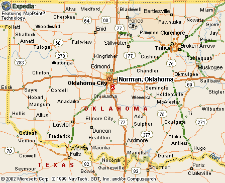 Norman, OK Map