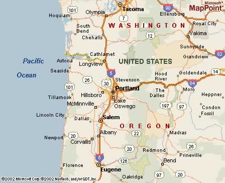 Portland, OR Map