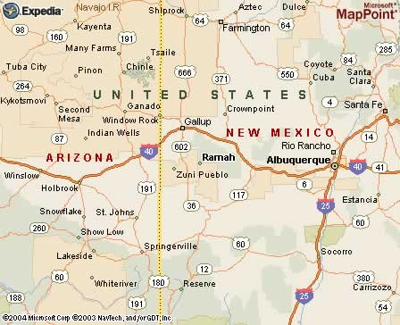 Ramah, NM Map