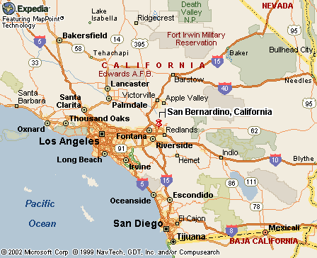 San Bernadino, CA  Map