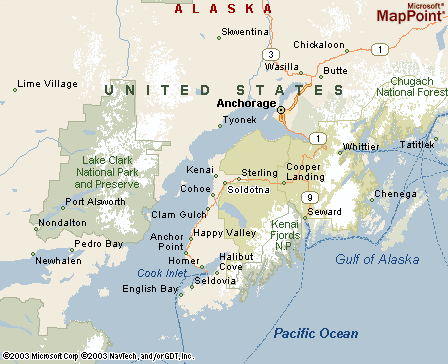 Soldotna, AK Map