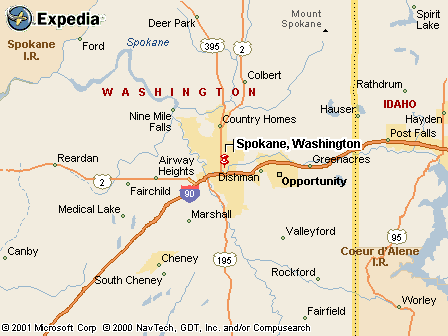 Spokane IR Map
