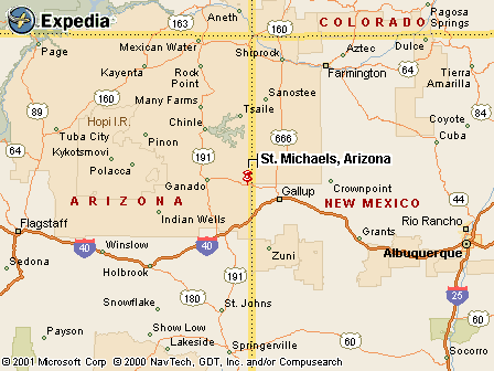 Map - ST. MICHAELS, AZ