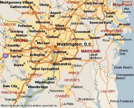 Suitland, MD Map