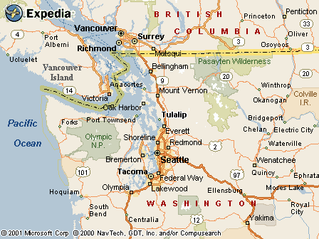 Tulalip, Washington map
