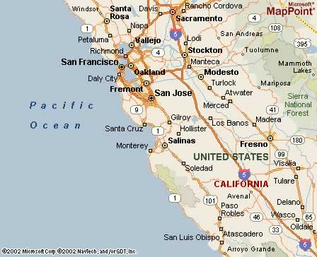 Watsonville, CA Map