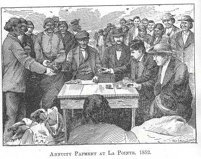 Annuity Payment at LaPointe, 1852