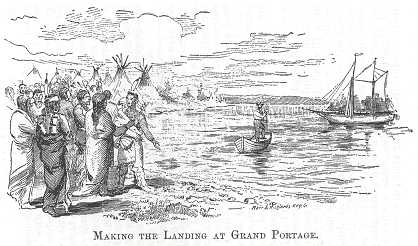 Making The Landing At Grand Portage
